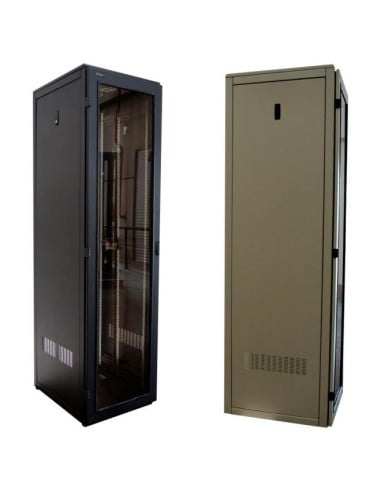 Rack 35u 19  660mm Con Later C-pta Delant Armado - Negro