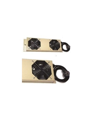 Modulo De Ventilacion P-techo 2 Turbos Negro