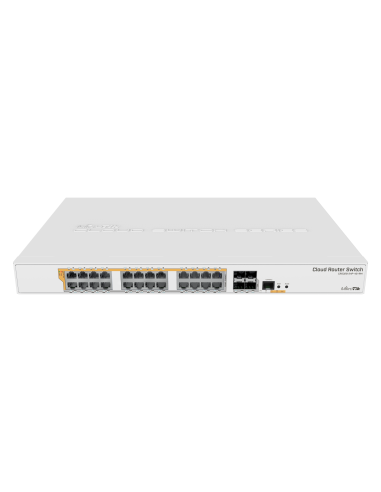 Crs328-24p-4s+rm With Routeros L5  1u Rackmount Enclosure