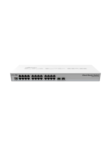 Cloud Router Switch 326-24g-2s+rm With Routeros L5  1u Rackmount Enclosure