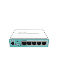 Hex With Dual Core 880mhz Mhz Cpu  256mb Ram  5 Gigabit Lan Ports  Usb  Routeros L4  Plastic Case  Psu