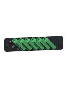Adapter Plate Monomodo 6 Sc/apc Duplex  Verde