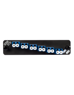 Adapter Plate  12f  6 Lc Duplex (12 F.o.) Monomodo Azul