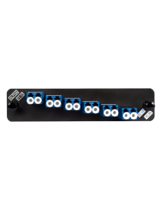 Adapter Plate 6 Lc Duplex -12 F O - Monomodo Azul