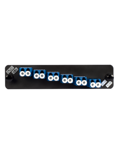 Adapter Plate  12f  6 Lc Duplex (12 F.o.) Monomodo Azul