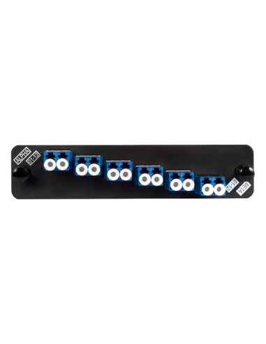 Adapter Plate 6 Lc Duplex -12 F O - Monomodo Azul