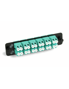 Adapter Plate  24f  12 Lc Duplex (24 F.o.) Multimodo Aqua Om3 / Om4