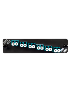 Adapter Plate  12f  6 Lc Duplex (12 F.o.) Multimodo Aqua Om3 / Om4