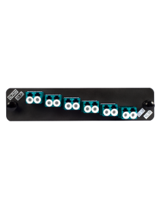 Adapter Plate 6 Lc Duplex -12 F O - Multimodo Aqua Om3 - Om4