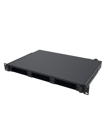 Bandeja De Fibra Optica. 1u - Capacidad Para 3 Adapter Plates