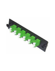 Adapter Plate  12f  6 Lc Duplex Adapters  Singlemode  Green