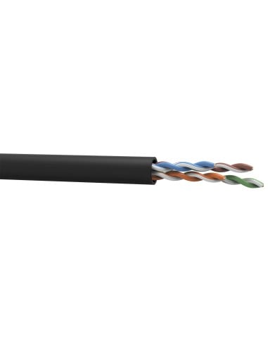 Cable Transmision Datos Multilan U/utp 24awgx4p Cat.5e Cmx Outdoor (305m)