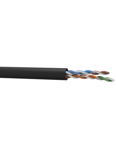Cable Transmision Datos Multilan U/utp 24awgx4p Cat.5e Cmx Outdoor (305m)