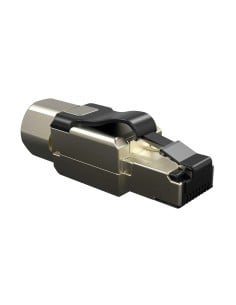 Conector Rj45 Macho De Campo Cat 6a Industrial Blindado T568a-b