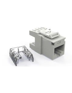 Conector Hembra Multilan Cat.6 T568a/b 90/180 - Blanco