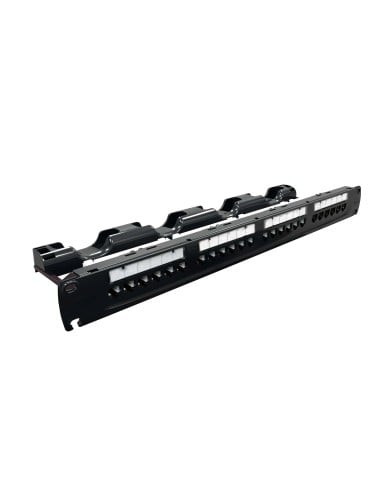 Patch Panel Modular Multilan Cat 5e - 24 Puertas T568a-b