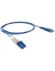 Patch Cord Optico Duplex Conectorizado Om4 Lc-upc/lc-upc 2.5m - Lszh - Acqua (a-b)