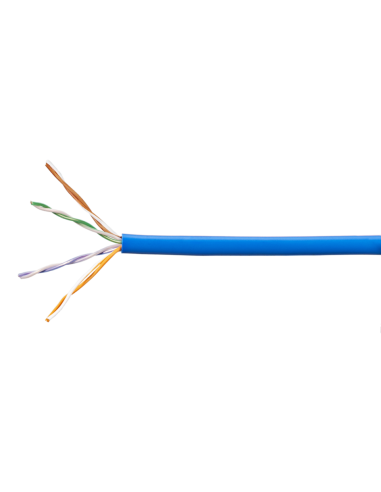 Cable 4 Utp Cat 5 Enhanced 24awg - Azul - -x1000 Ft-