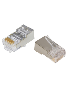 Modular Plug Rj45 8-8 Blindado -ex 5-569532-2- Stranded