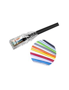 Patch Cord Enhanced Cat 5e - 0.60m - Cable Amarillo - Capuchon Amarillo