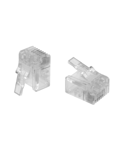 Modular Plug Rj11 - 6-position Plugs -mp-66u-f-5- - Diametro Cable Plano Max 2 29x6 61 Mm