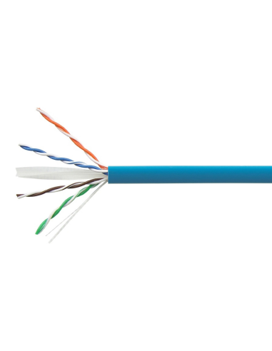 Cable Cat  6 -  -x 305 Mt- Con Portante De Acero  Doble Vaina  Con Material  Pead  Resistente A Uv