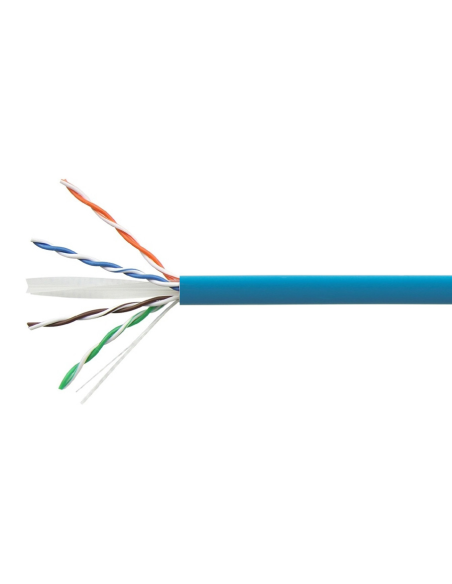 Cable Cat  6 -  -x 305 Mt- Con Portante De Acero  Doble Vaina  Con Material  Pead  Resistente A Uv