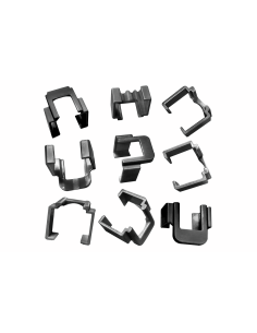 Identificador Para Plugs - Color Negro - Color Clips (mp-colorclip-black-50)