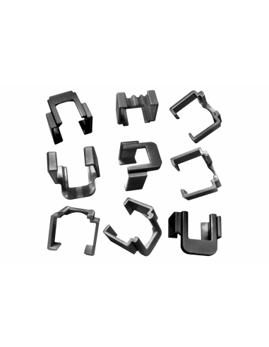 Identificador Para Plugs - Color Negro - Color Clips (mp-colorclip-black-50)