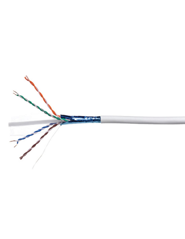 Cable Ftp Cat 6a X 305 Mts Lszh Blanco - Cs44z1 Wht 4/23 F/utp Rl 305