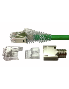 Modular Plug Solido Cat 6  Blindado   8-position Plug (mp-6s-b-1) - Diametro Cable 5.1 A 6 Mm