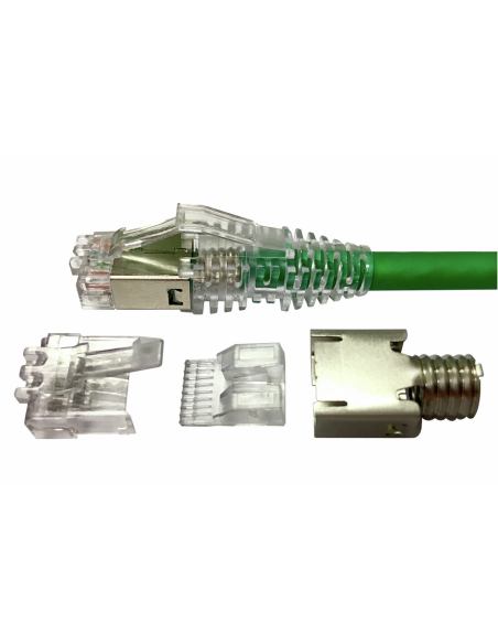 Modular Plug Solido Cat 6 Blindado