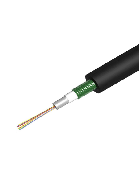 Fibra Optica Monomodo 9-125 Antiroedor Metalica X 24 Hilos