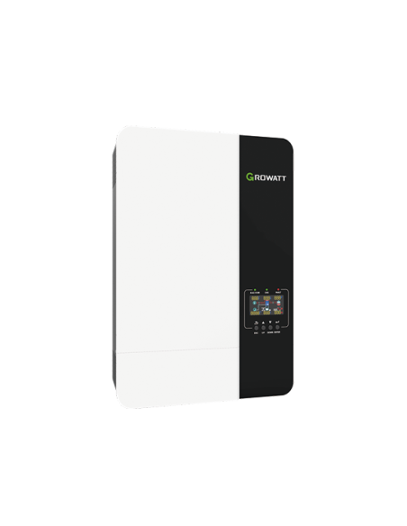 Inversor-cargador Offgrid Growatt 5kw  48vcc  Mppt 100a  Max Pv 6000w  Paralelizable Hasta 6  Funcionamiento Con O Sin Bateri