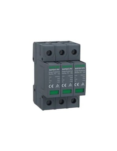 Protector Contra Sobretensiones Corriente Continua  3 Polos 1000vcc 20-40ka