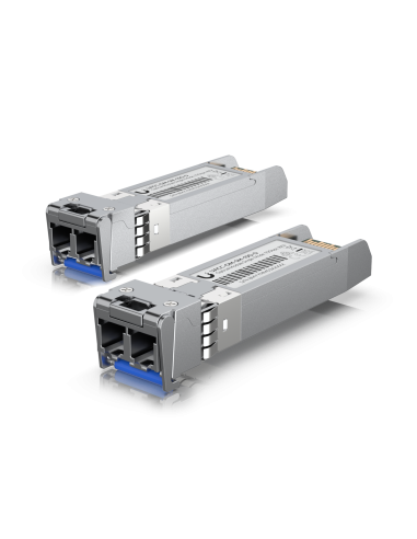 Transceptor Sfp+ Que Soporta Conexiones De 10g Hasta 10 Km Utilizando Fibra Monomodo Con Un Conector Lc Upc Duplex