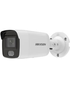 4 Mp Colorvu Strobe Light And Audible Warning Fixed Mini Bullet Network Camera