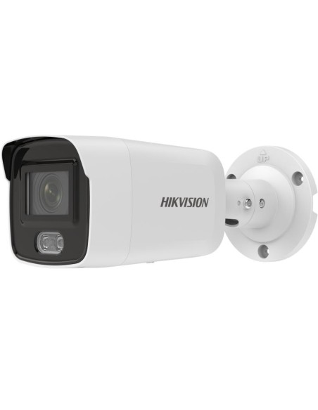 4 Mp Colorvu Strobe Light And Audible Warning Fixed Mini Bullet Network Camera