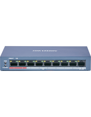 8 Port Fast Ethernet Unmanaged Poe Switch