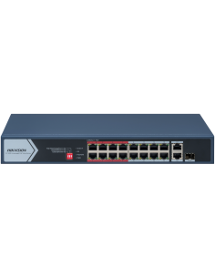 16 Port Fast Ethernet Unmanaged Poe Switch