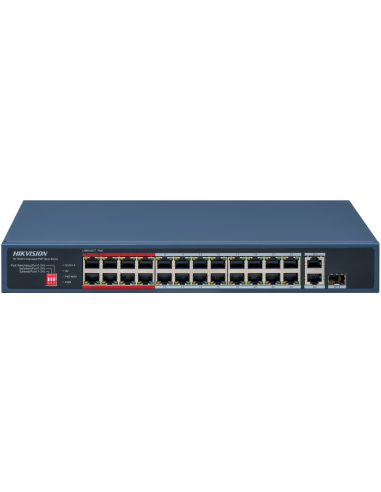 24 Port Fast Ethernet Unmanaged Poe Switch