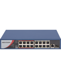 16 Port Fast Ethernet Unmanaged Poe Switch