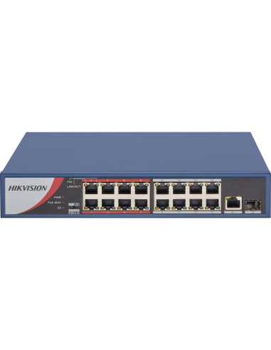 16 Port Fast Ethernet Unmanaged Poe Switch