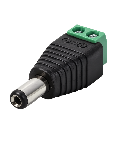 Ficha Jack Conector Para Alimentacion Macho - Marca Net Quality