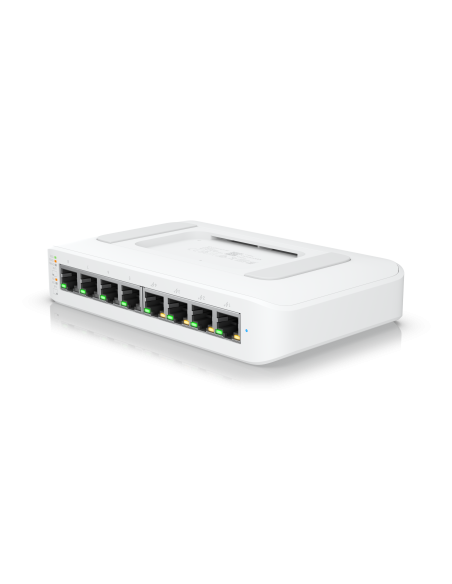 An 8-port  Layer 2 Poe Switch Supporting Silent Fanless Cooling