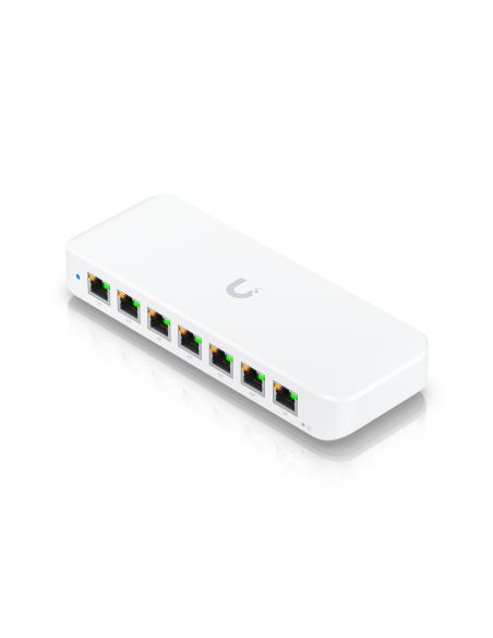 A Compact  Layer 2  8-port Gbe Poe Switch With Versatile Mounting Options