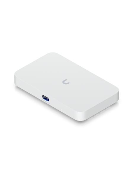 Desktop 10g Cloud Gateway With Integrated 4-port 2 5 Gbe Switch  Selectable Nvr Storage  And Full Unifi Application Support