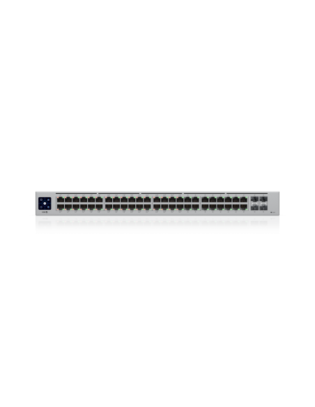 A 48-port  Layer 2 Poe Switch With A Silent  Fanless Cooling System.