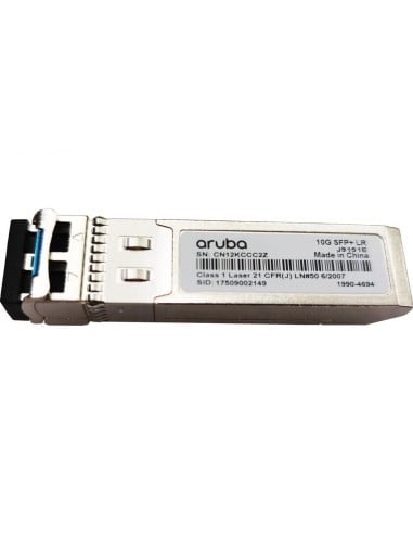 Aruba 10g Sfp+ Lc Lr 10km Smf Xcvr